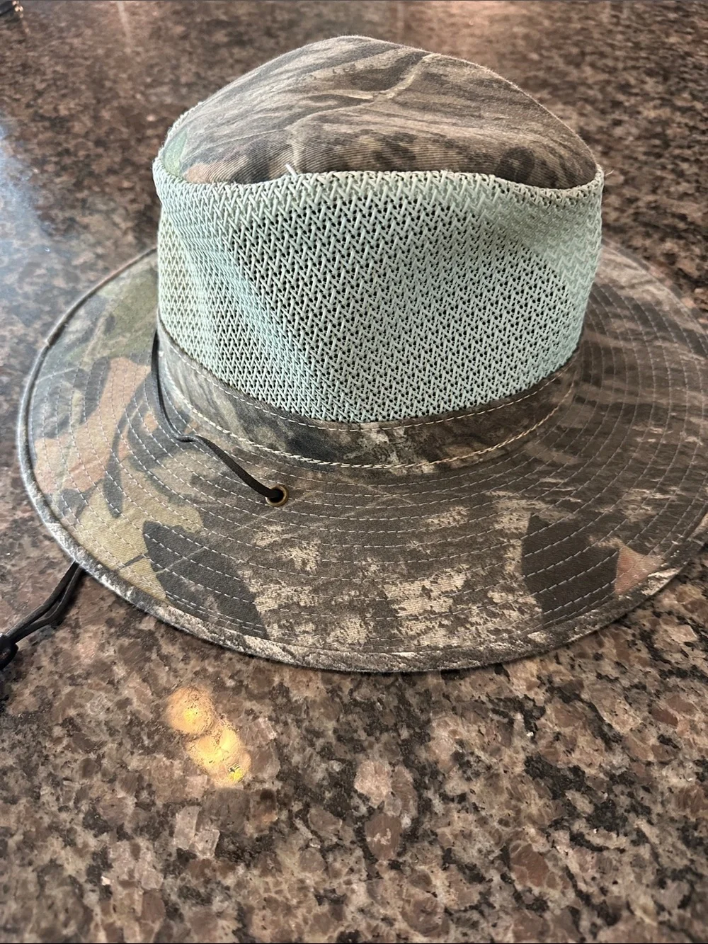 Henschel Camouflage Mesh Boonie Hat in Green